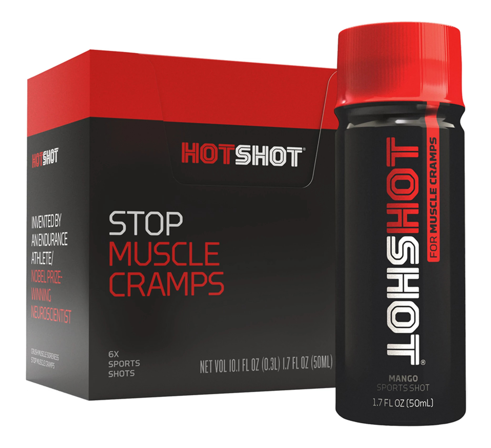 HOTSHOT for muscle cramps 6 Pack Drinks