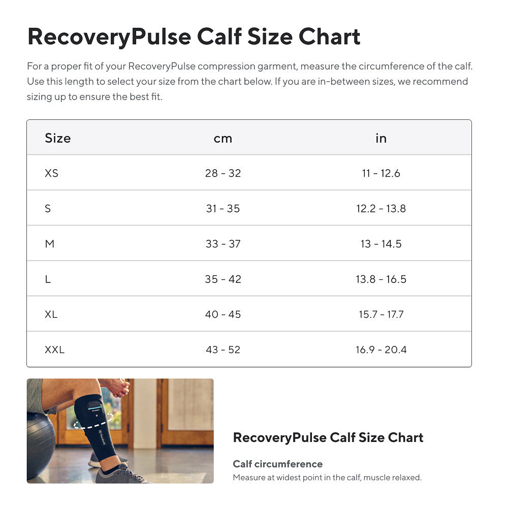 Therabody Recovery Pulse Calf Medium Injury Recovery