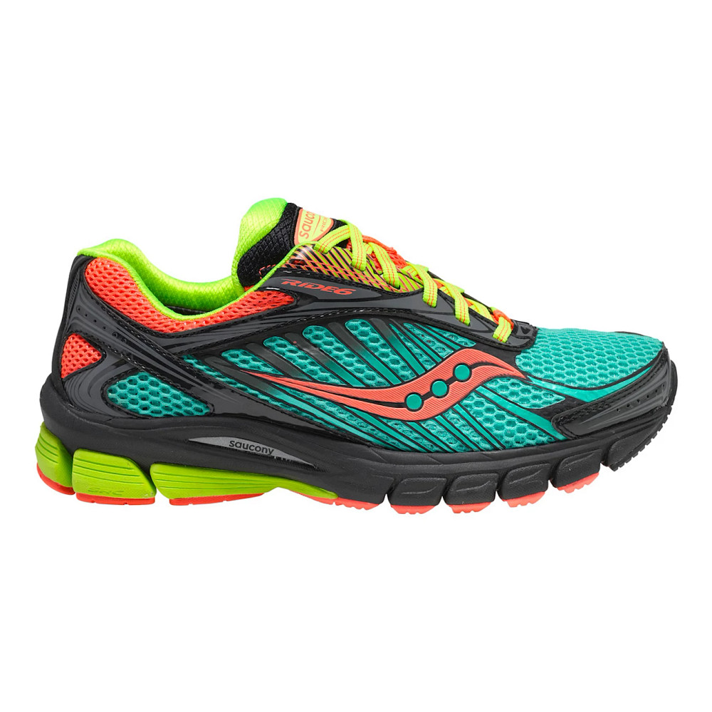 Saucony ride 6 womens hot sale orange