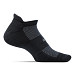 Feetures High Performance Cushion No Show Tab Socks - Black