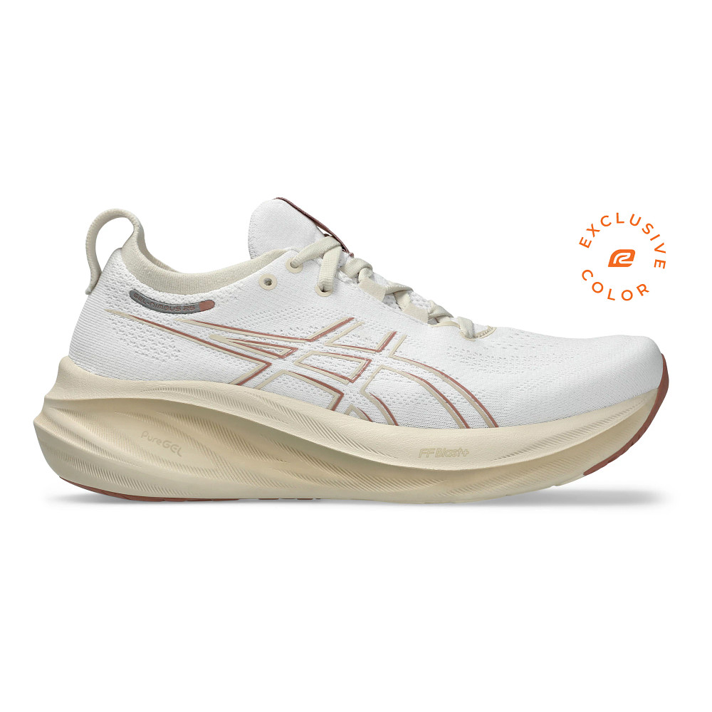 Women's GEL-NIMBUS 26, White/Fresh Air, Running Shoes