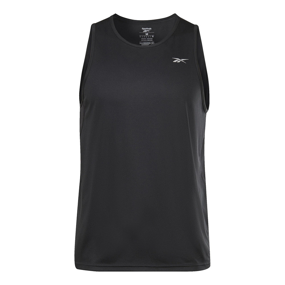 Reebok Speedwick Short Sleeve Round Neck Running T-Shirt For Men - Black