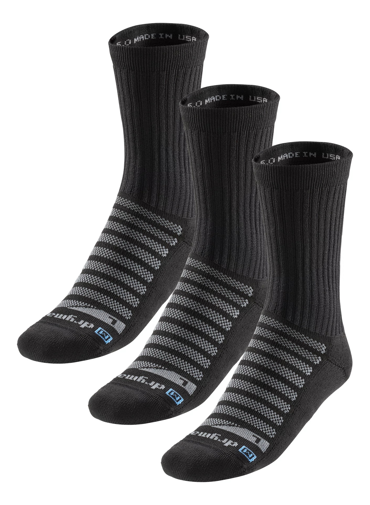 Drymax Light Cushion Crew 3 pack Socks