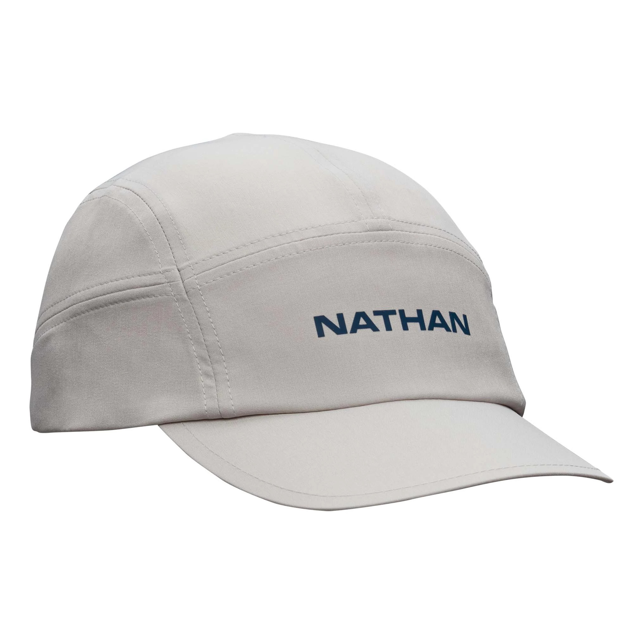 Nathan Nathan Run Cool Stash Hat - Grey / Blue, Size: OS | Accessories - Road Runner Sports - $34.99 at Road Runner Sports