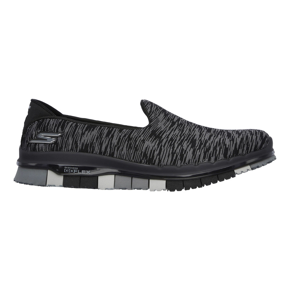 Skechers Skechers GO FLEX Walk - Ability in White Black - Skechers Womens  Casual on