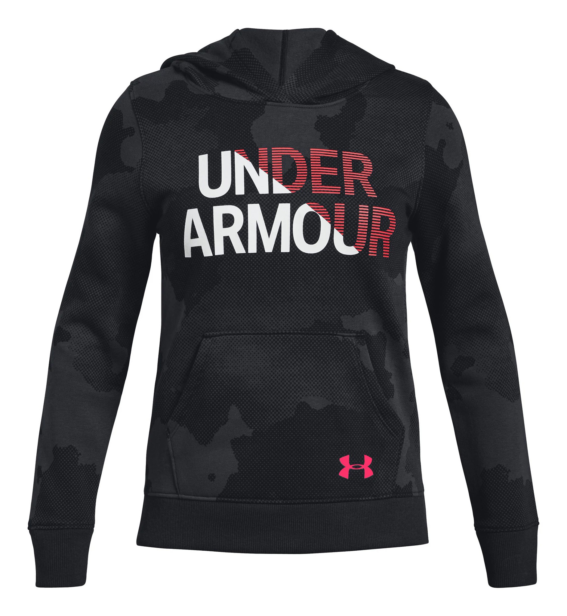 Under Armour Girls Rival HalfZips & Hoodies Technical Tops