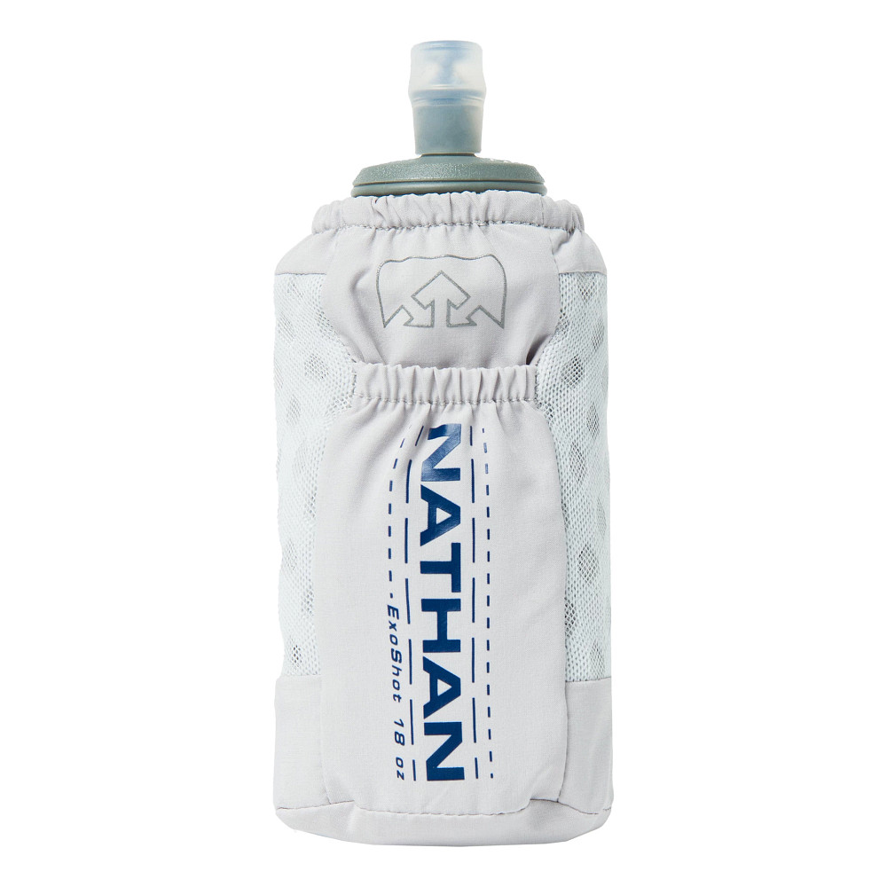Nathan QuickSqueeze 18oz Insulated Handheld Estate Blue/White