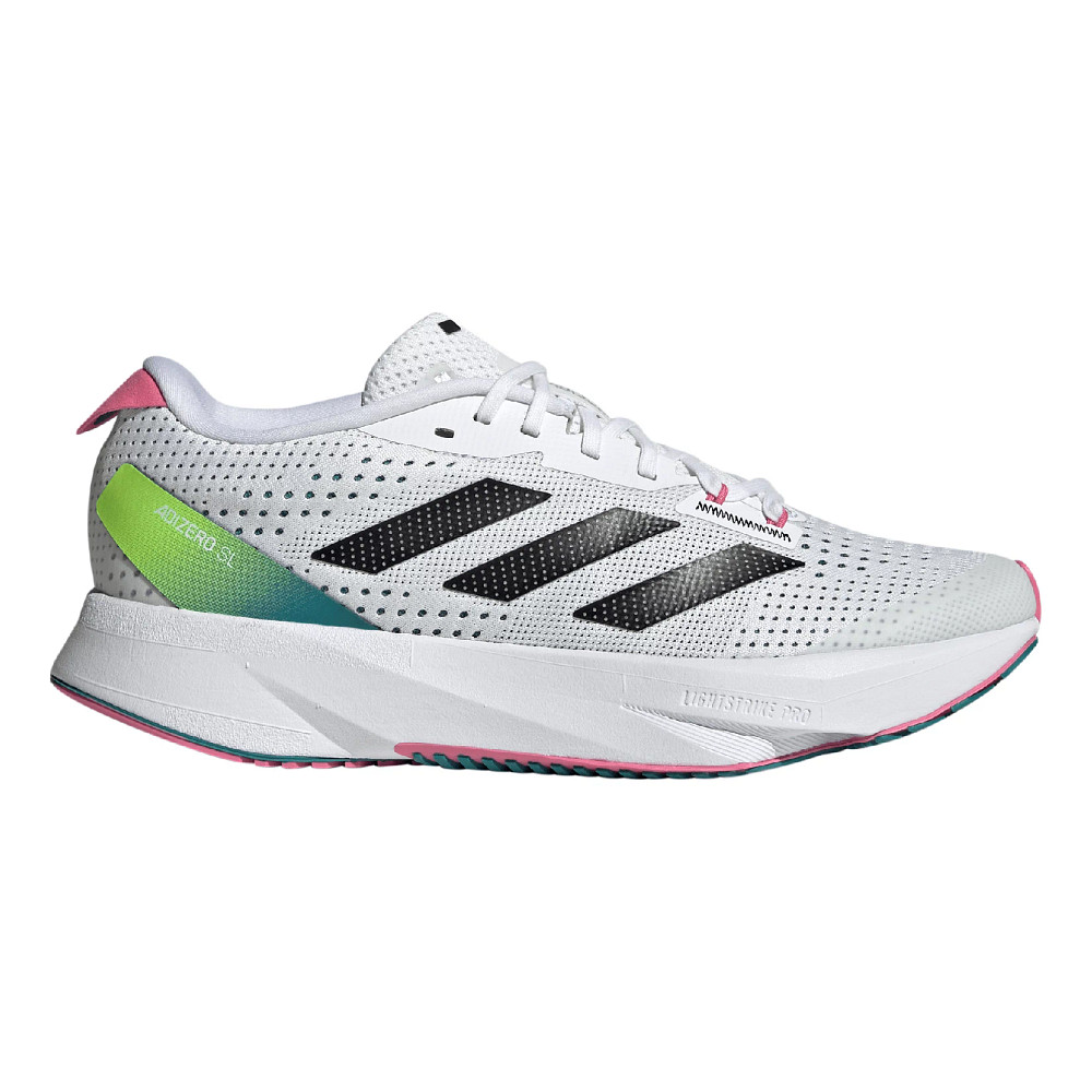 Womens adidas Adizero SL Running Shoe - Pulse Mint/Fuchsia