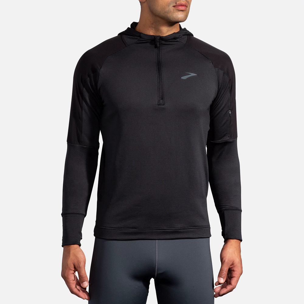 Brooks Men's Notch Thermal Hoodie 2.0