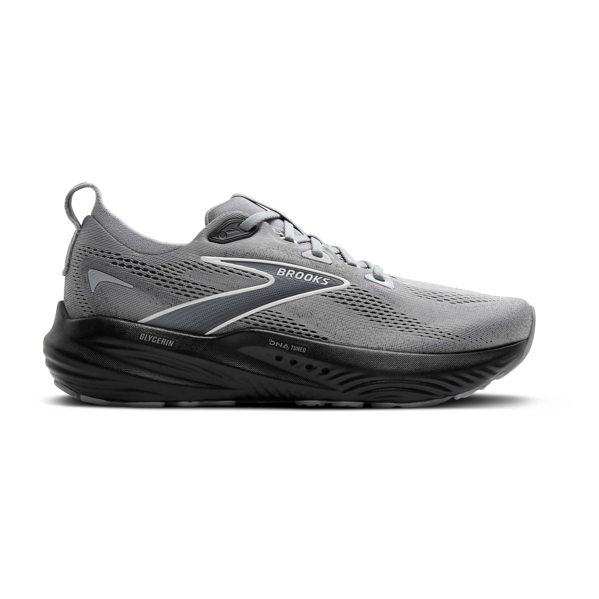 Men's Brooks Glycerin 22 - Primer Grey / Ebony, Size: 11.5, Medium | Footwear - Road Runner Sports