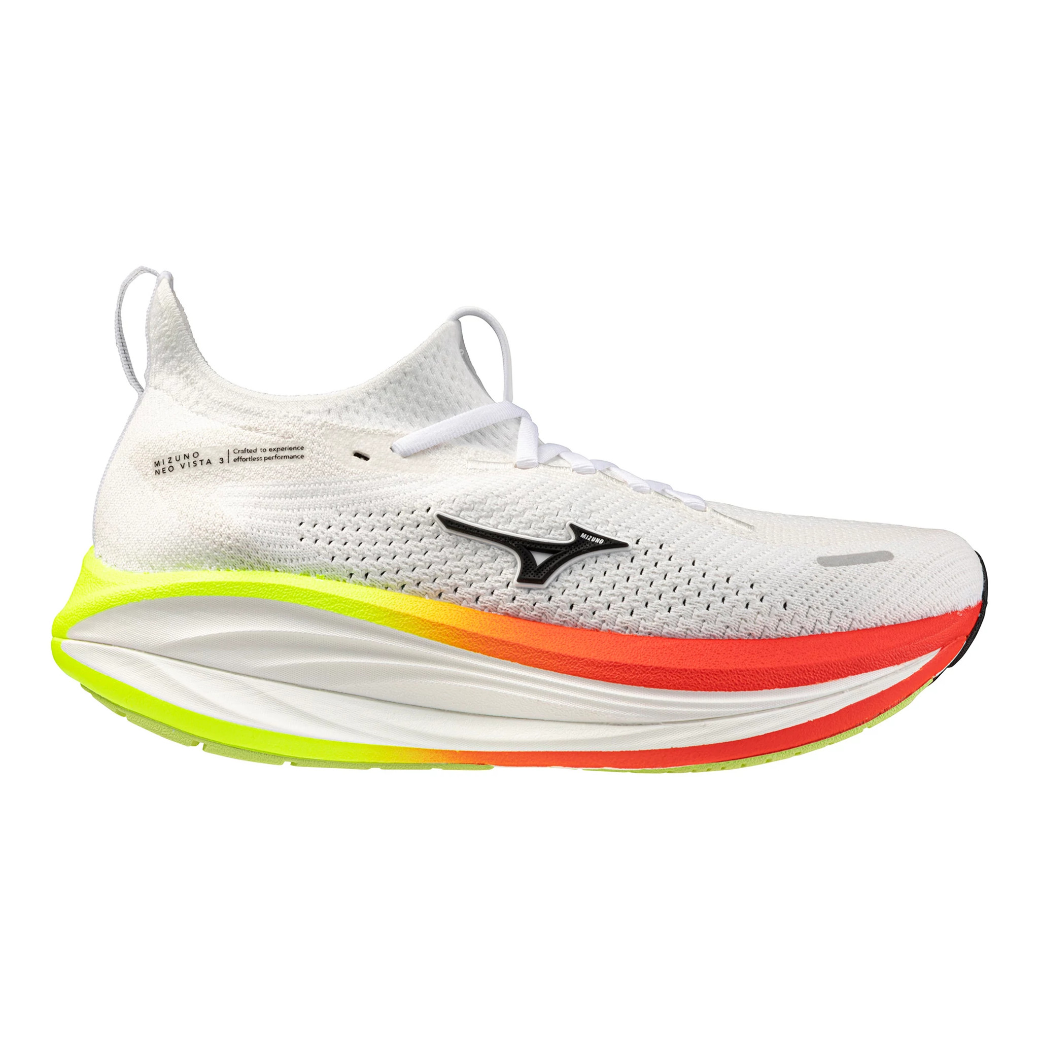 Men's Mizuno Neo Vista 3 - White / Black, Size: 10, Medium | Footwear - Road Runner Sports
