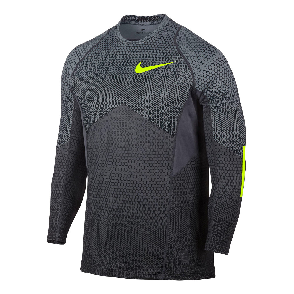 Nike Pro Warm Mens Long Sleeve Top - White