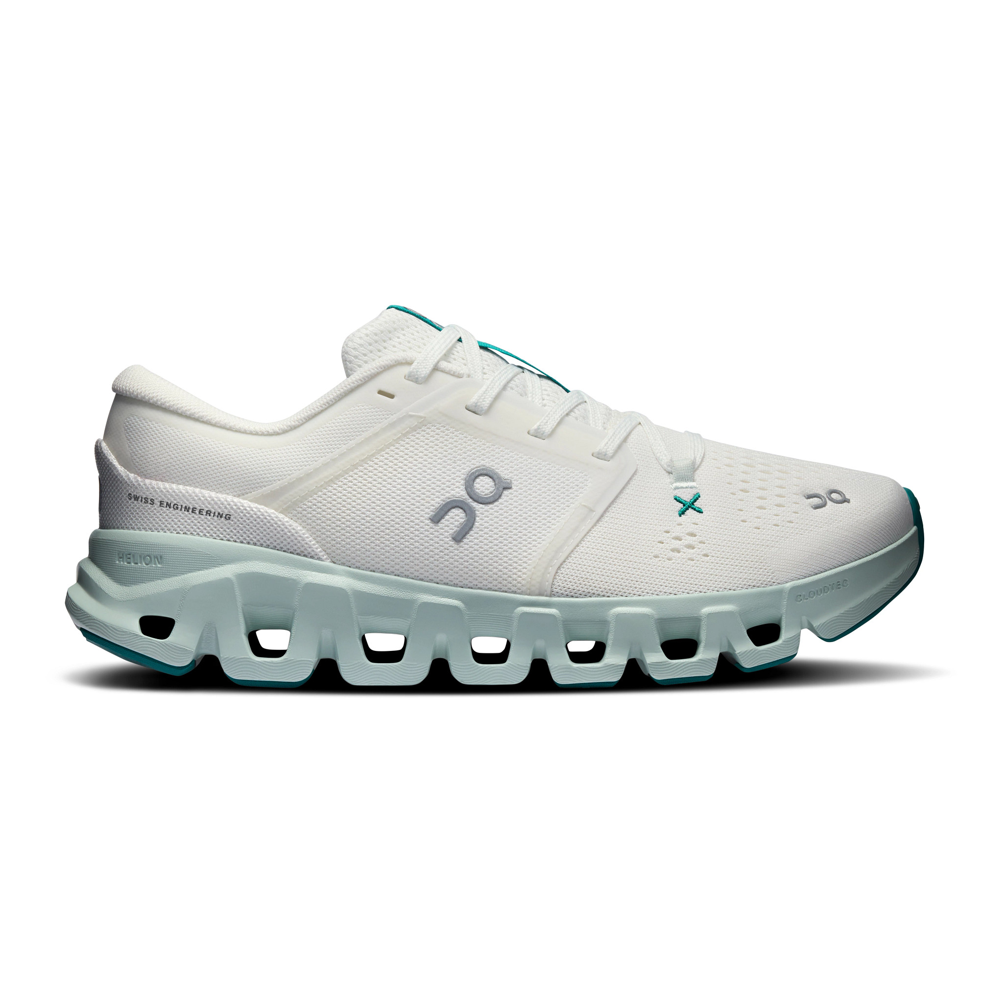 Women's On Cloud X 5 - Ivory / Surf, Size: 10.5, Medium | Footwear - Road Runner Sports