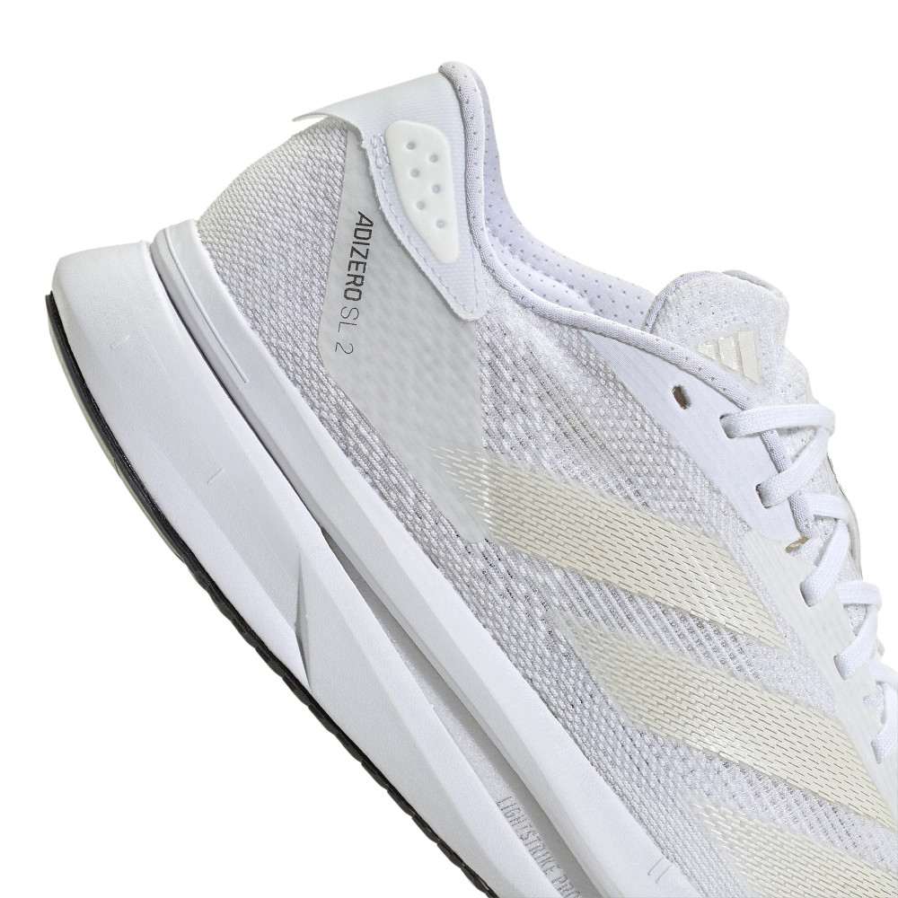 Women s Adidas Adizero SL2 Running Shoes 10 White Grey Heather