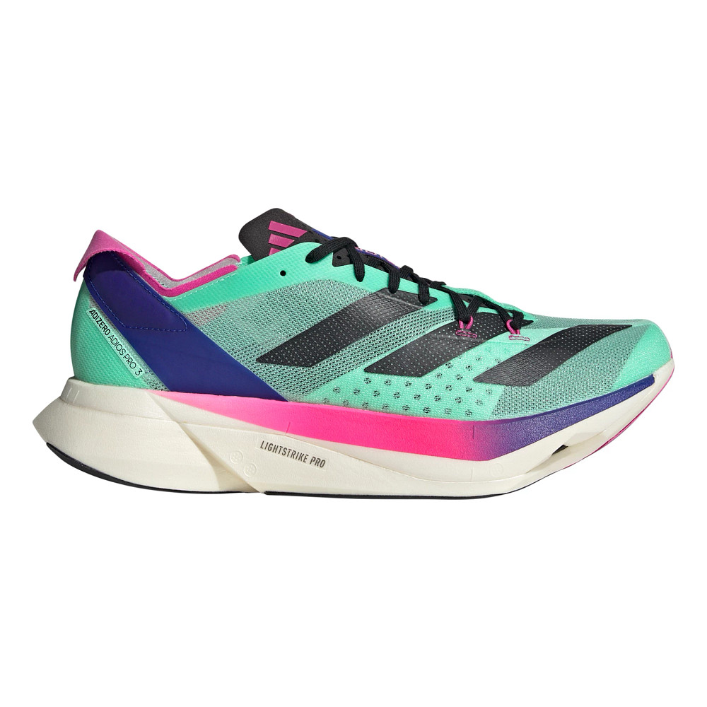 adidas Adizero Adios Pro 3 Running Shoe - Pulse Mint/Fuchsia