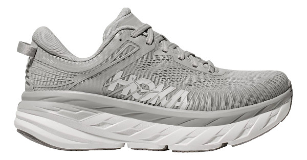 Hoka One One Bondi 7 shops Mens 9.5 4E Wide 1110533 WDDS Gray Running Shoes