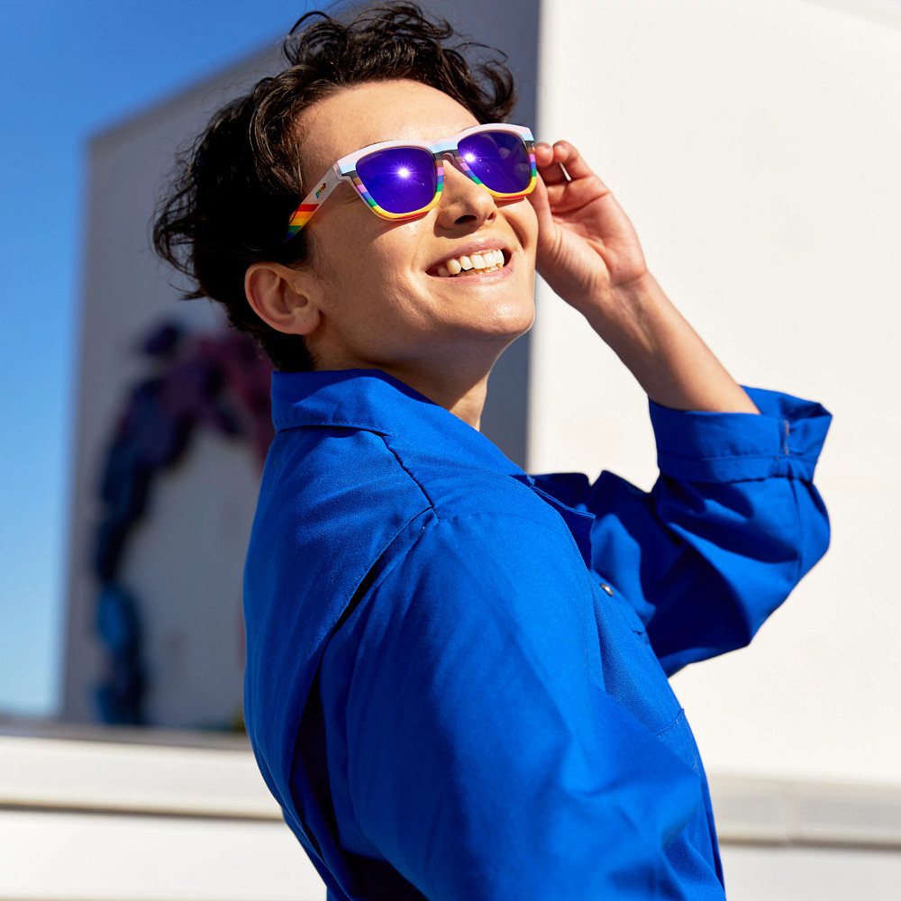 goodr I Can See Queerly Now Sunglasses display picture 3