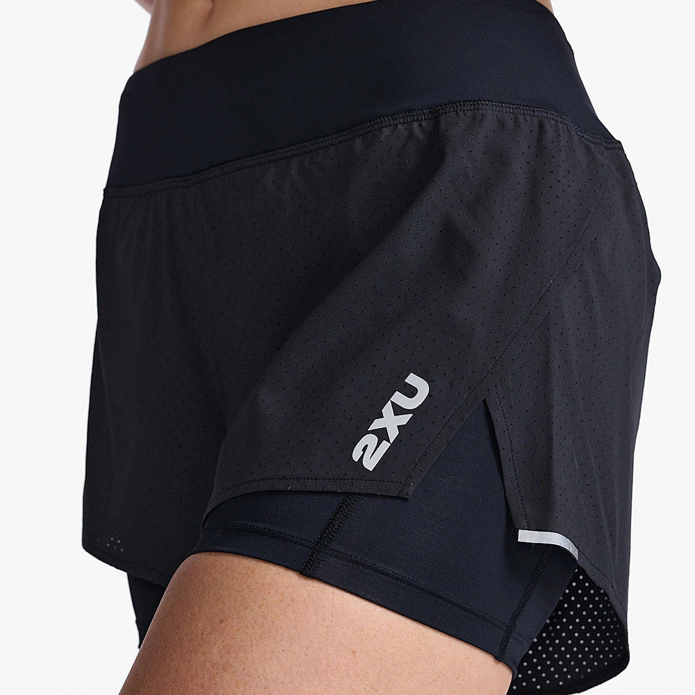 Reebok Men's Cadence 2-In-1 Compression Shorts, 9 Inseam, up to