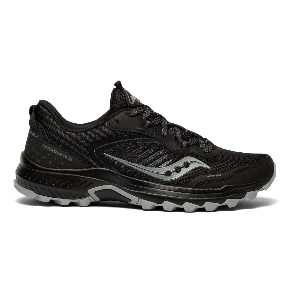 All black best sale saucony running shoes