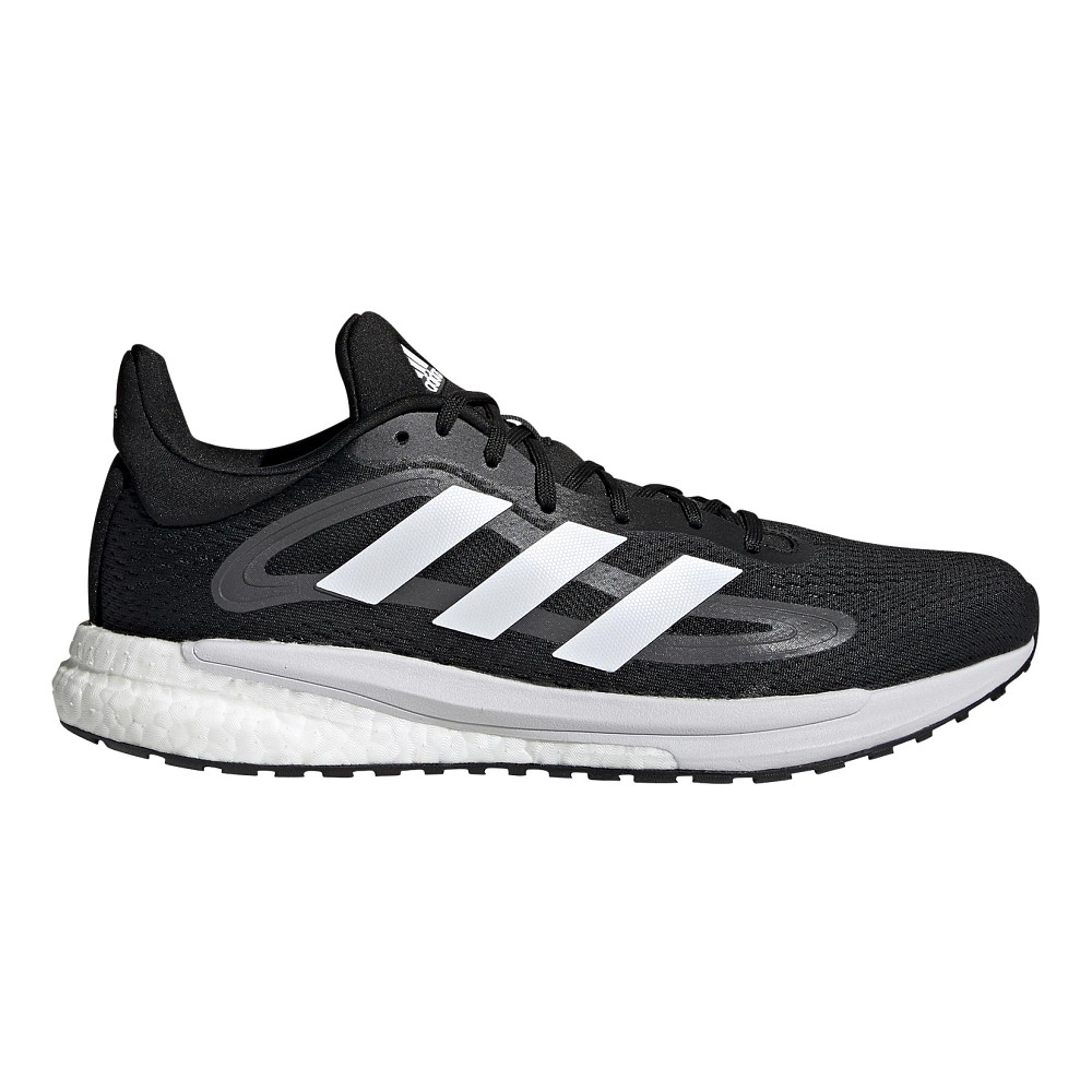 Adidas solar boost running shoes best sale men's black