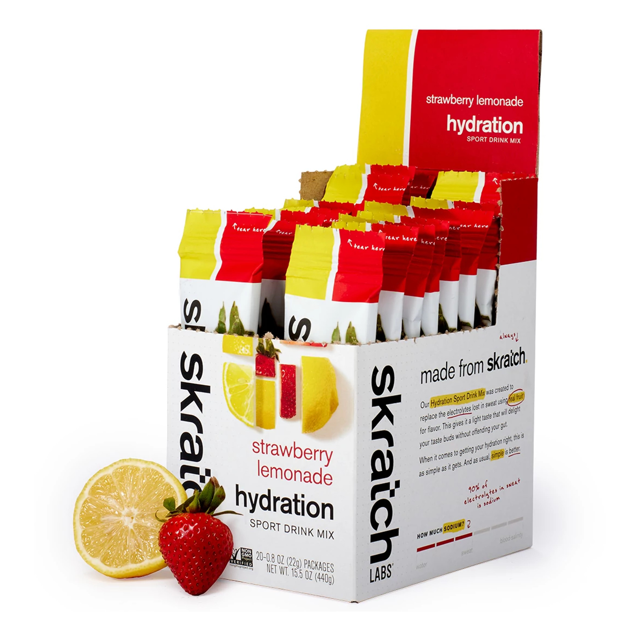 Skratch Labs Skratch Labs Hydration Sport Drink Mix 20 Pack - Strawberry Lemonade, Size: OS | Nutrition - Road Runner Sports - $39.00 at Road Runner Sports