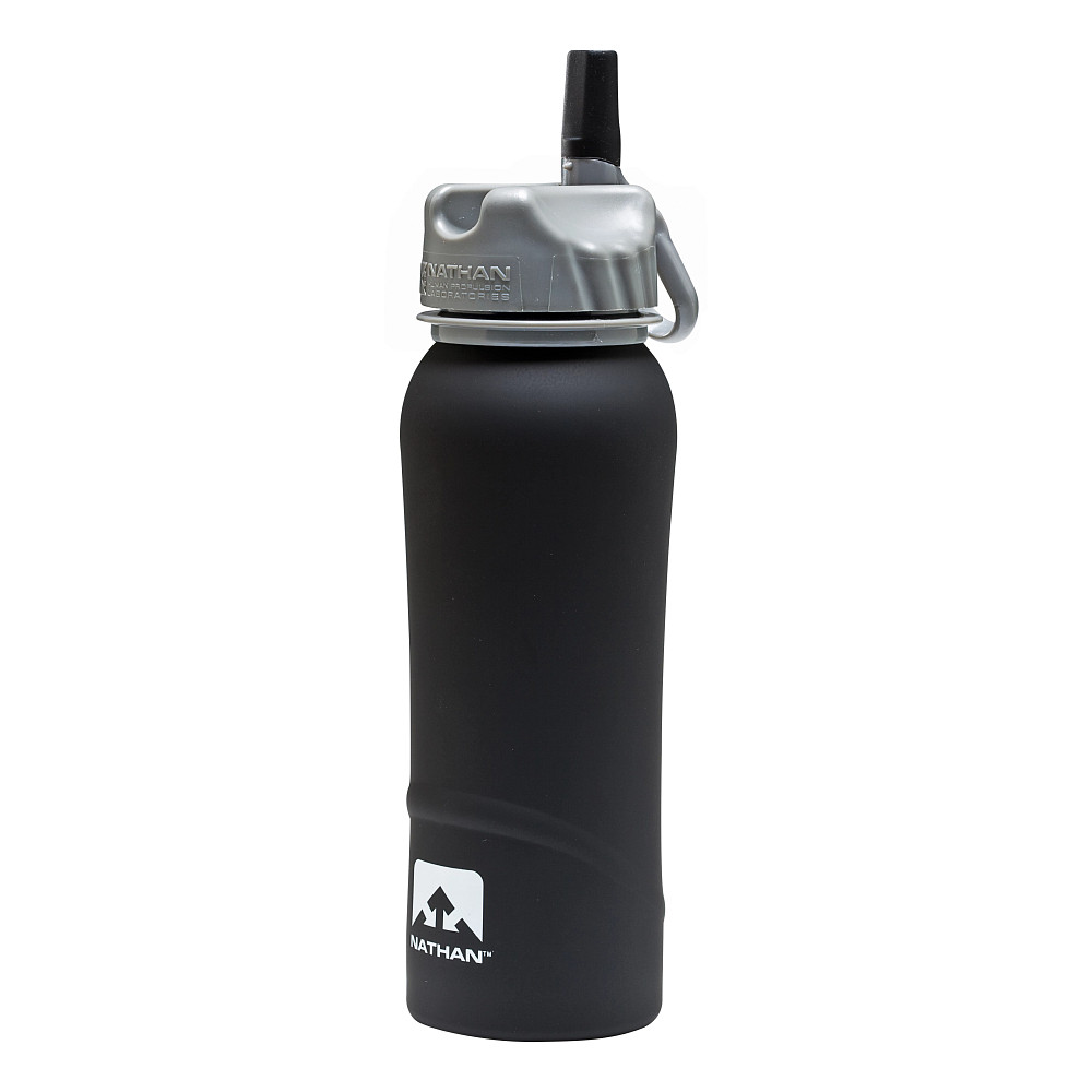 Nathan Steel with Silicone Sleeve Water Bottle - 700ml - Hike & Camp