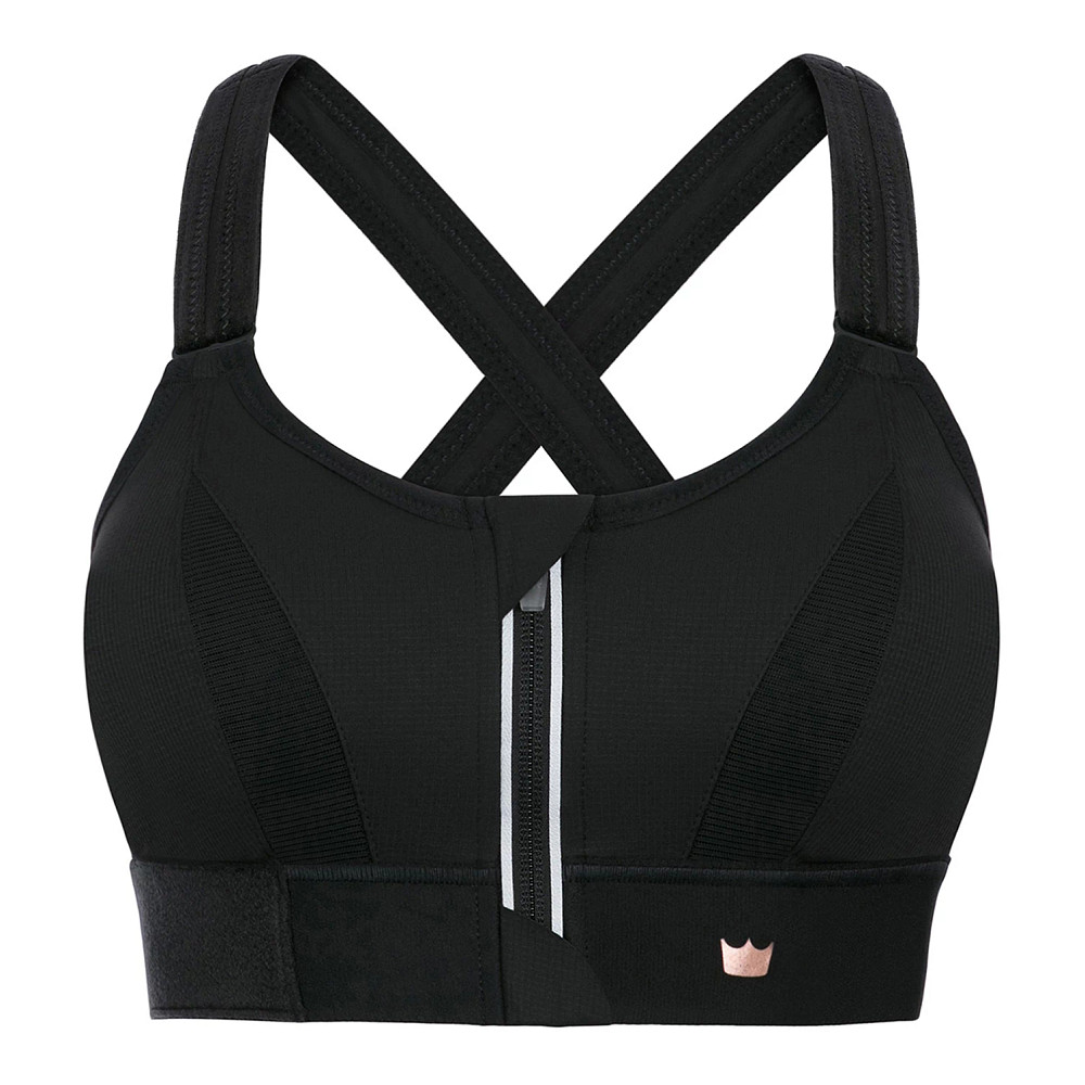 Buy Black Strap Detail Sports Bra For Women Online