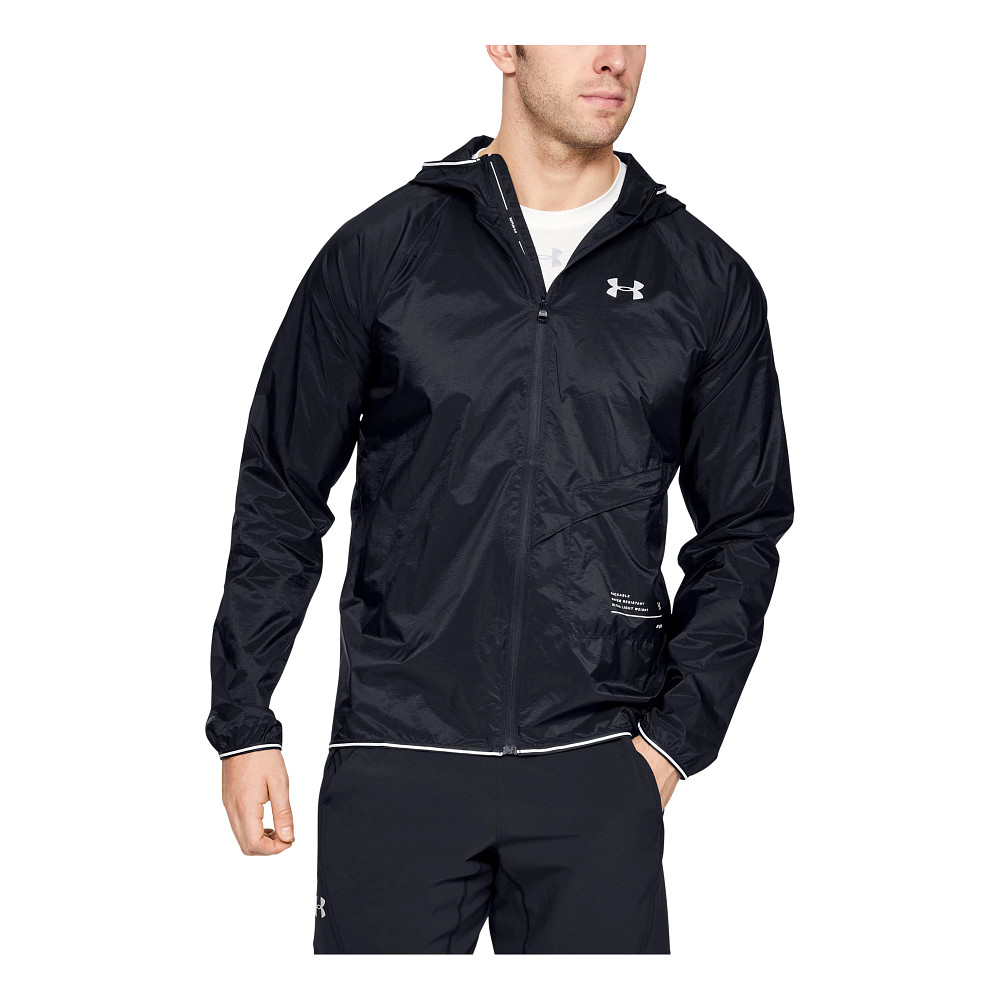 Under Armour Men UA Qualifier Storm Packable Jacket - Black/Black