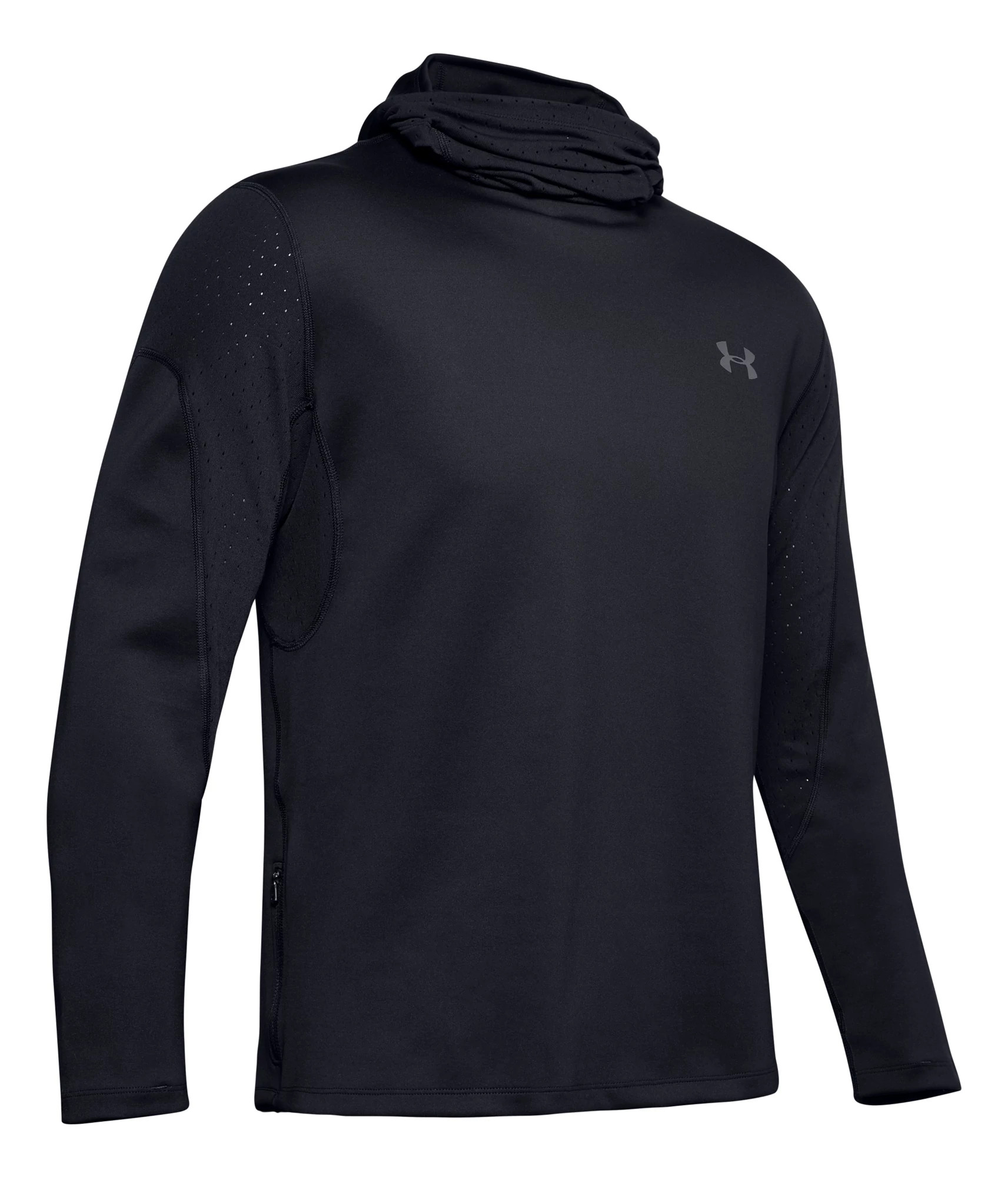 Mens Under Armour UA Qualifier ColdGear Balaclava Half-Zips and Hoodies  Technical Tops