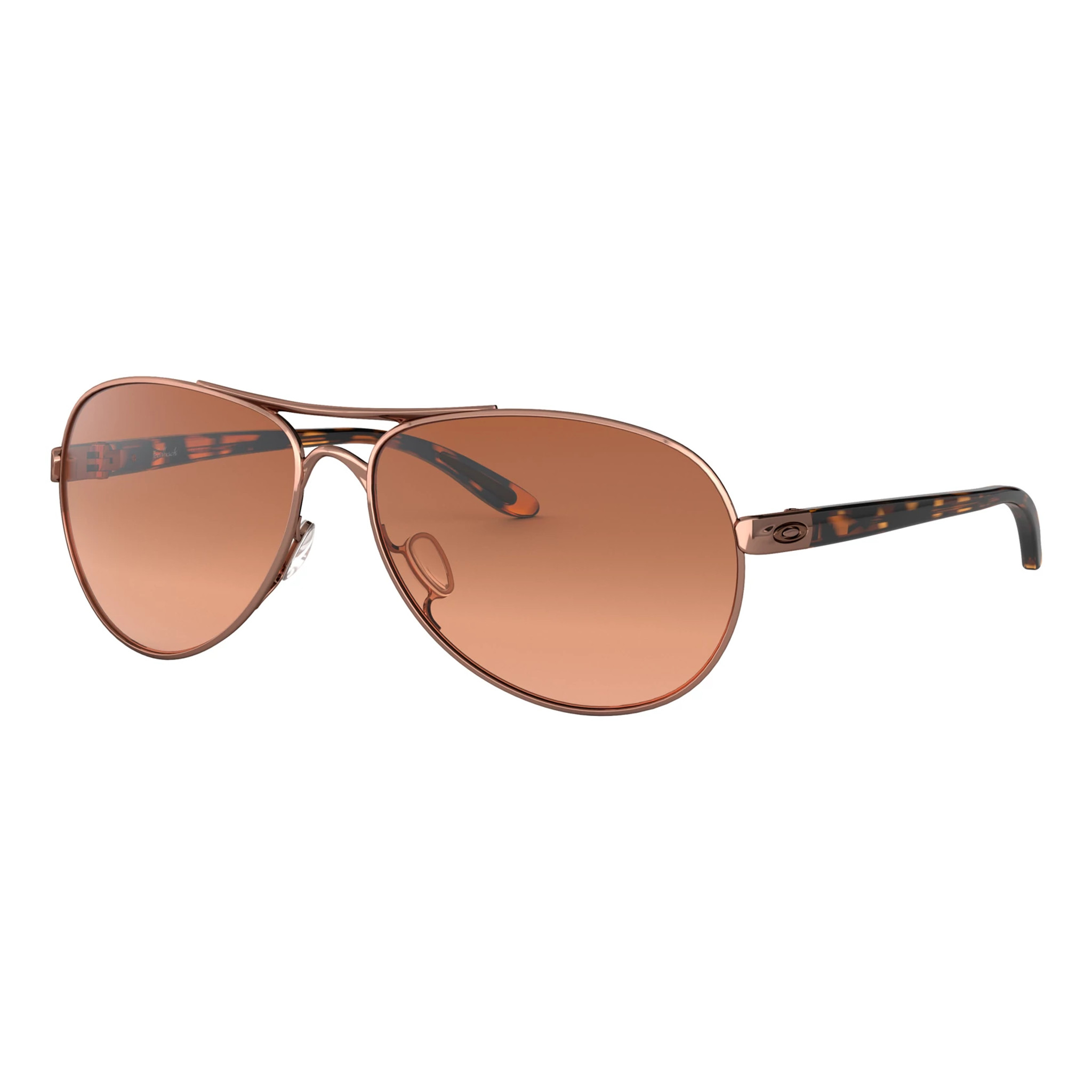 Oakley Feedback w/VR50 Brown Sunglasses - Rose Gold w / Brown Lens, Size: OS | Accessories - Road Runner Sports