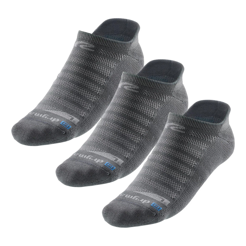 Hylaea No Show Athletic Socks Men, Running Socks No Blisters, Moisture  Wicking, with Coolmax Cushion Padded, ideal for Runner, Sports, Gym, Golf,  Low Cut, Gray Blue Red Large 3 Pairs price in