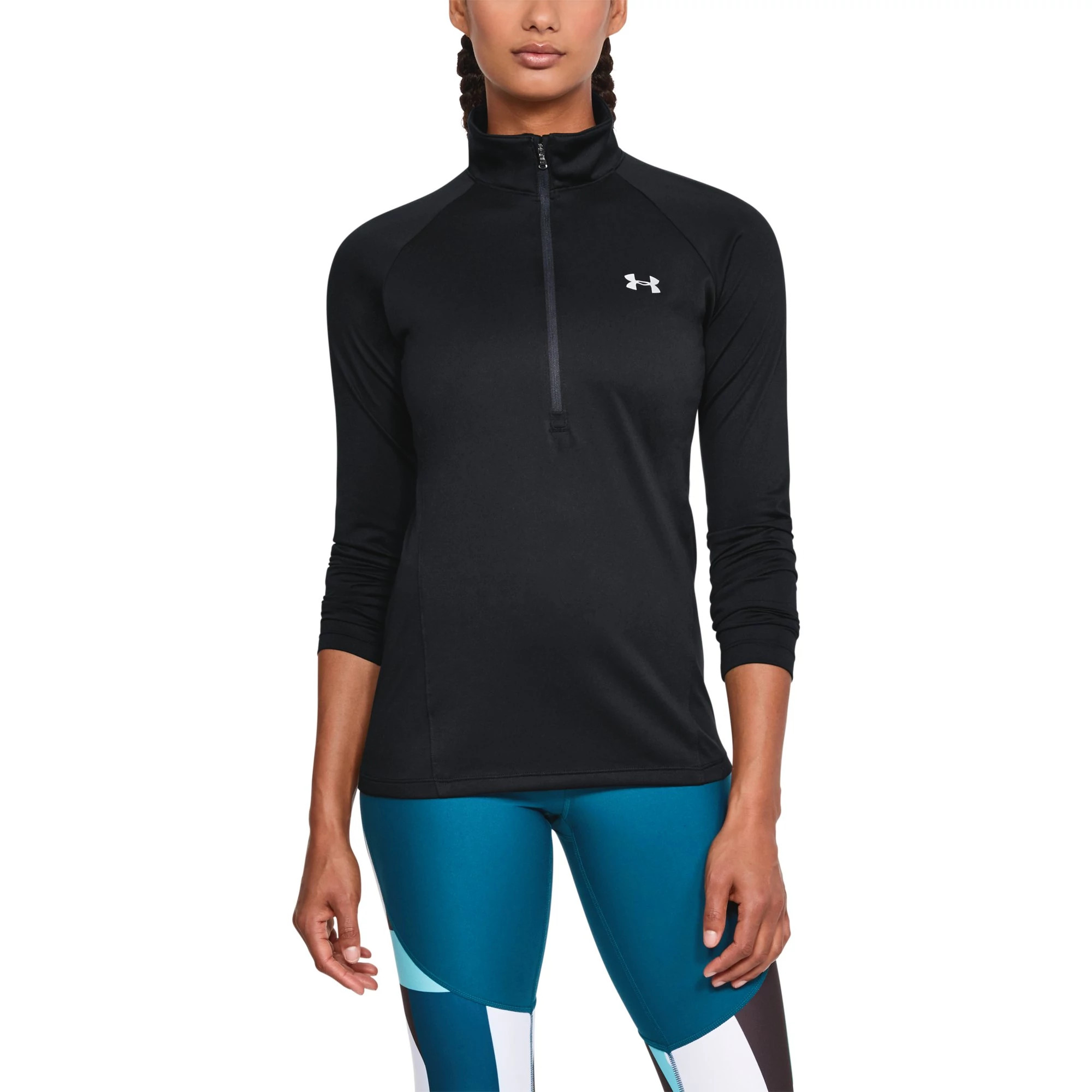 Womens Under Armour Tech HalfZips & Hoodies Technical Tops