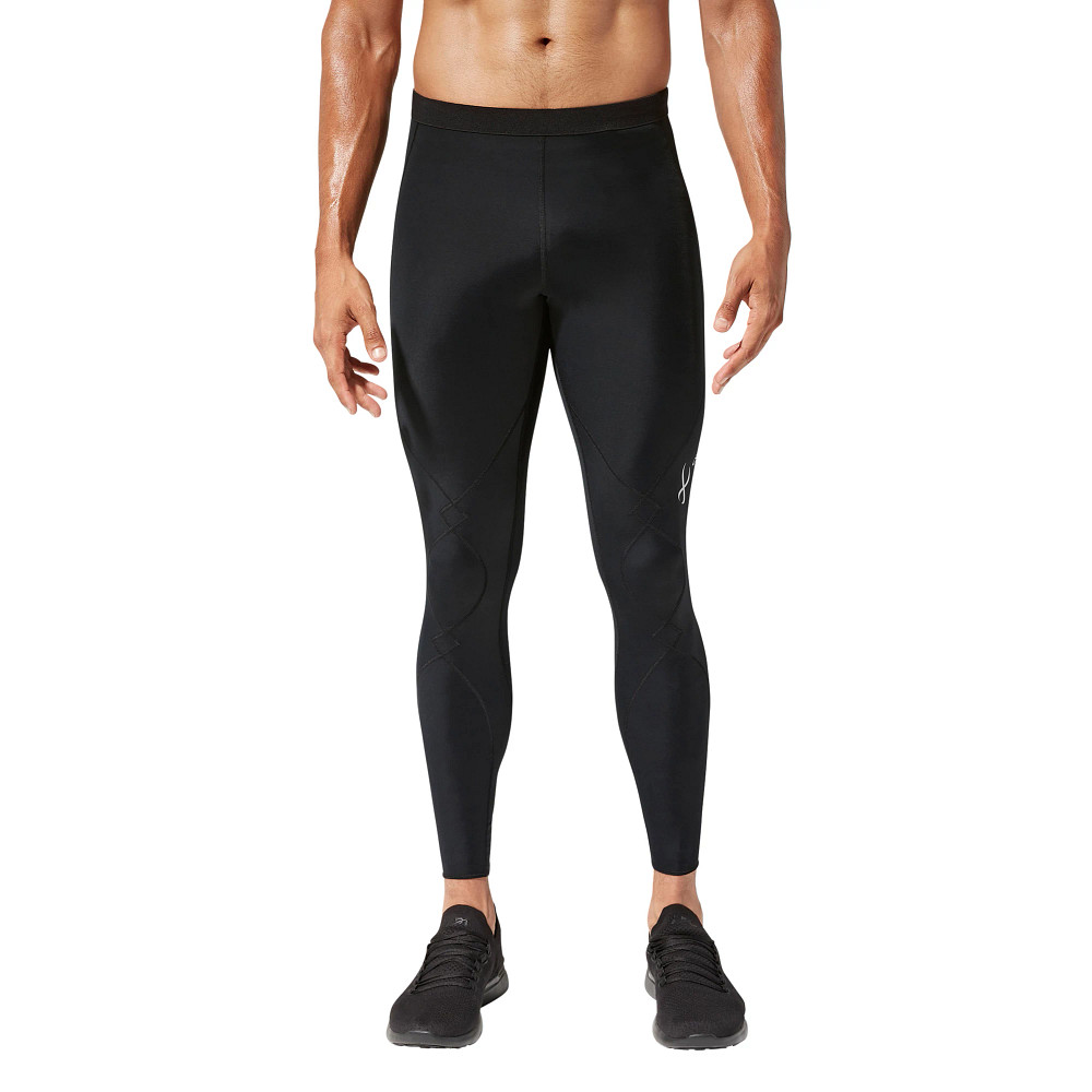 Girls CW-X Stabilyx Joint Support Compression Tights Run Cross