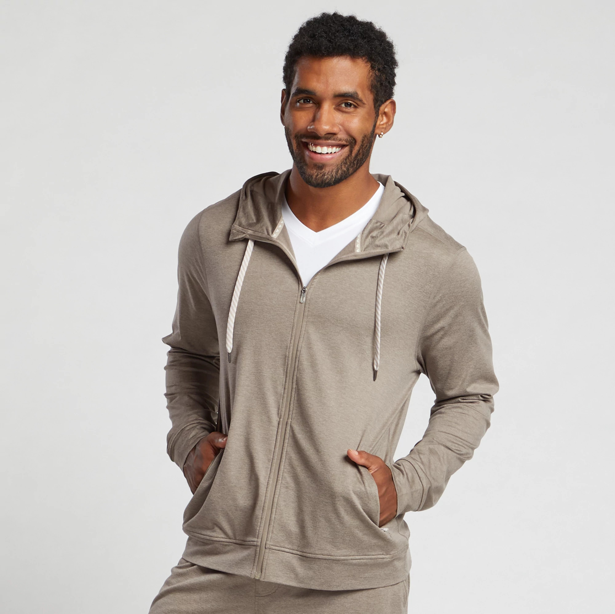 Mens Korsa Transfer Full Zip Hoodie 2.0 Technical Tops