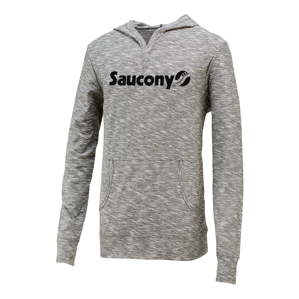 Saucony originals hoodie mens on sale grey