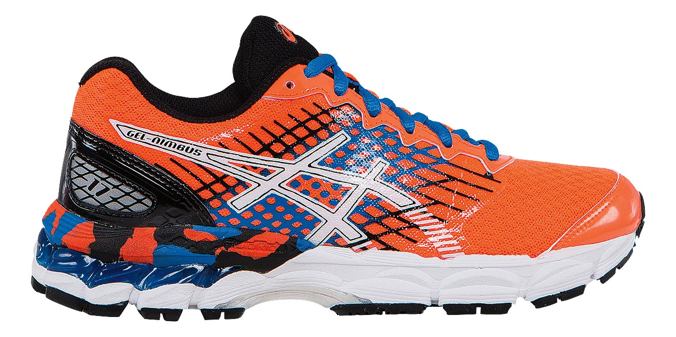 Asics gel nimbus 17 sales kids orange