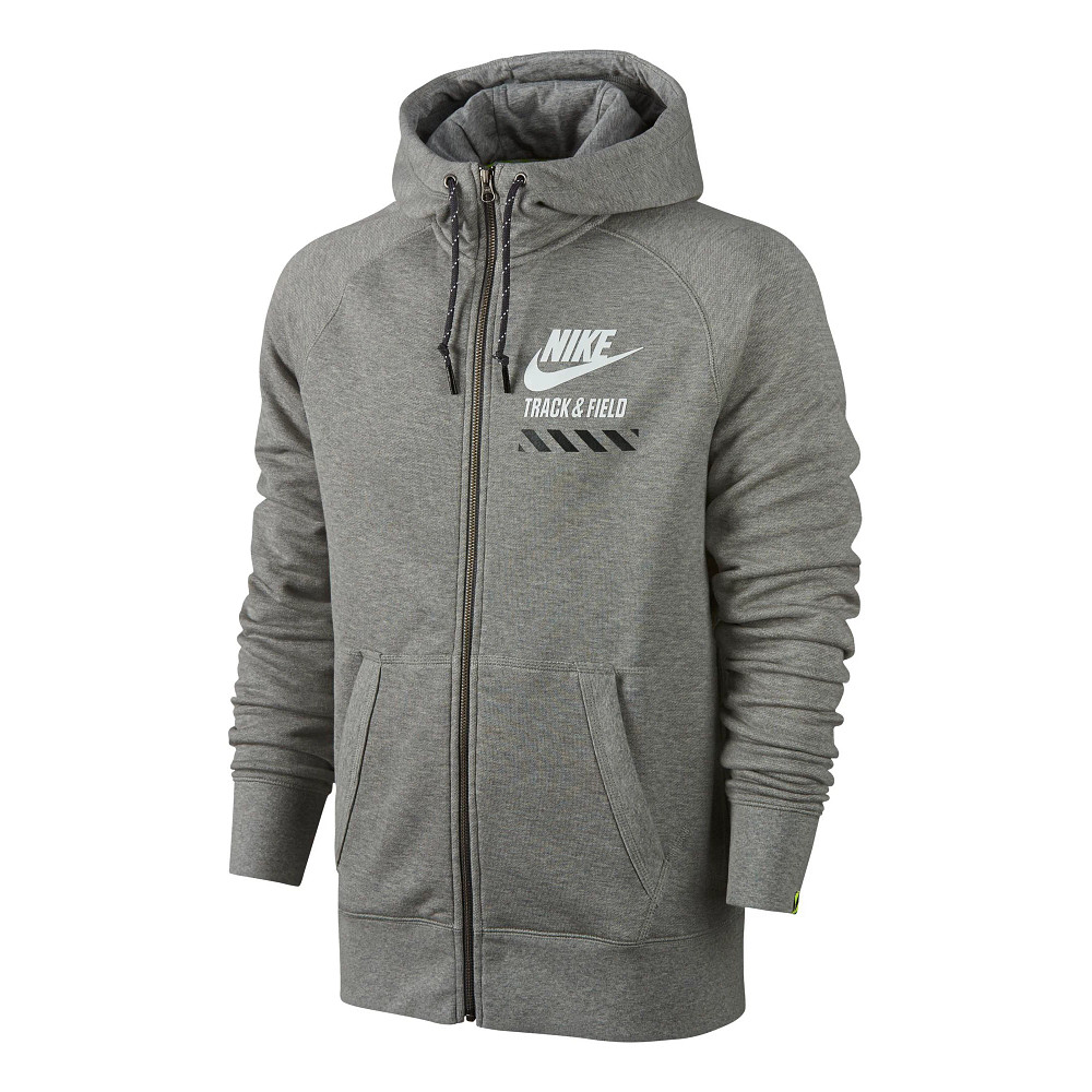 Nike men's aw77 online fleece full zip hoodie