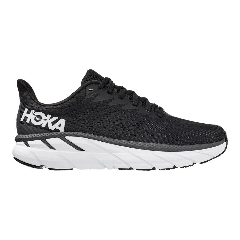 hoka one W clifton size 10 women’s running shoes navy blue