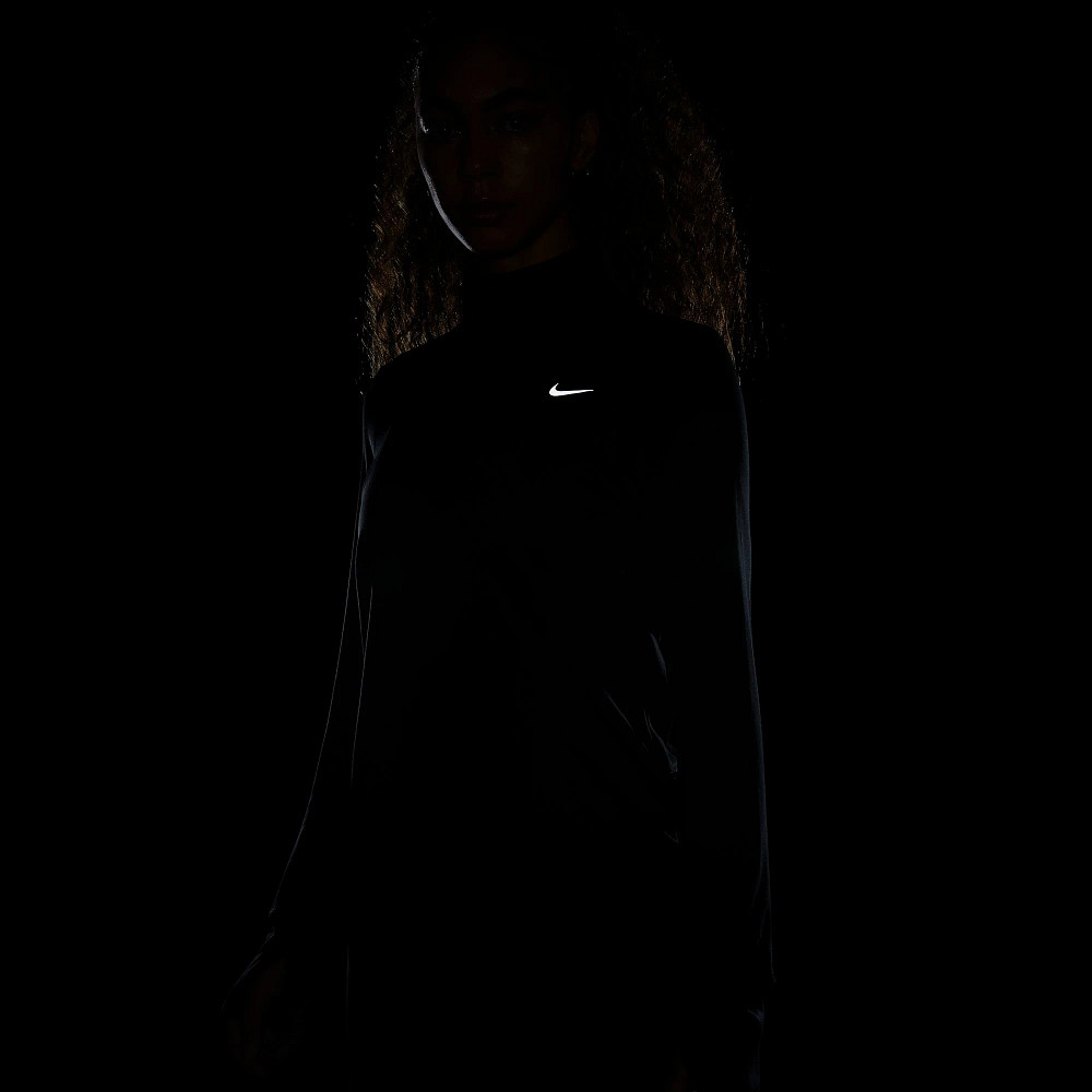 Womens Nike Swift Element Dri-FIT Long Sleeve Half Zip