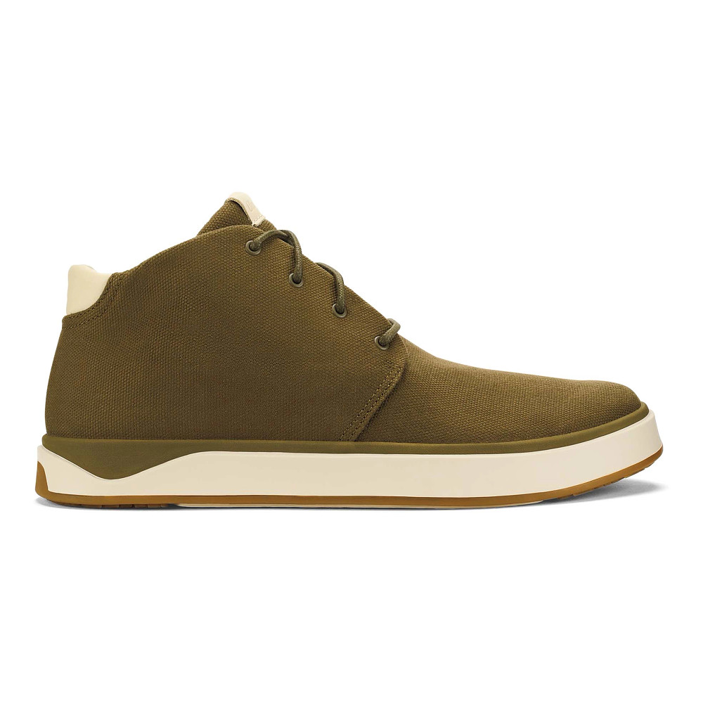 Olukai Papaku Chukka Boots Mens US 8.5 Green White Comfort Rubber Sole Lace Up Olukai Papaku Chukka Boots Mens US 8.5 Green White Comfort  main image 2