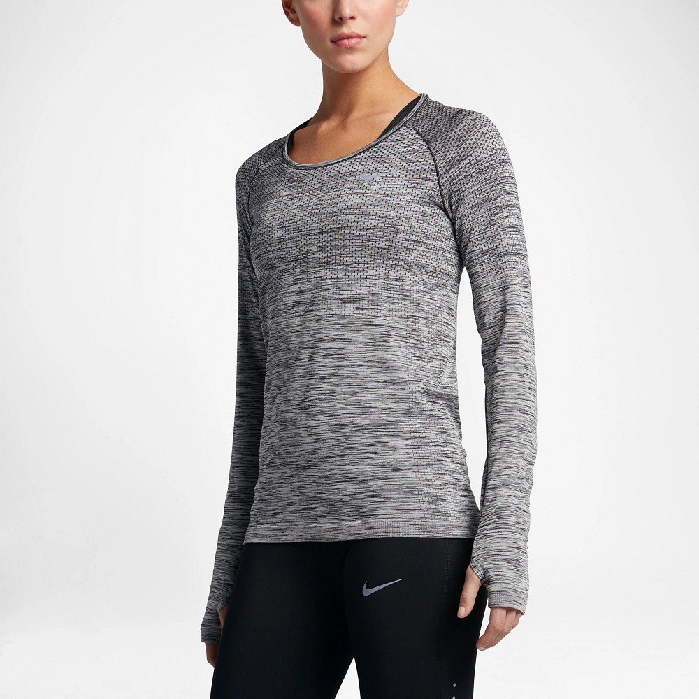 Nike dri fit shop knit long sleeve women's