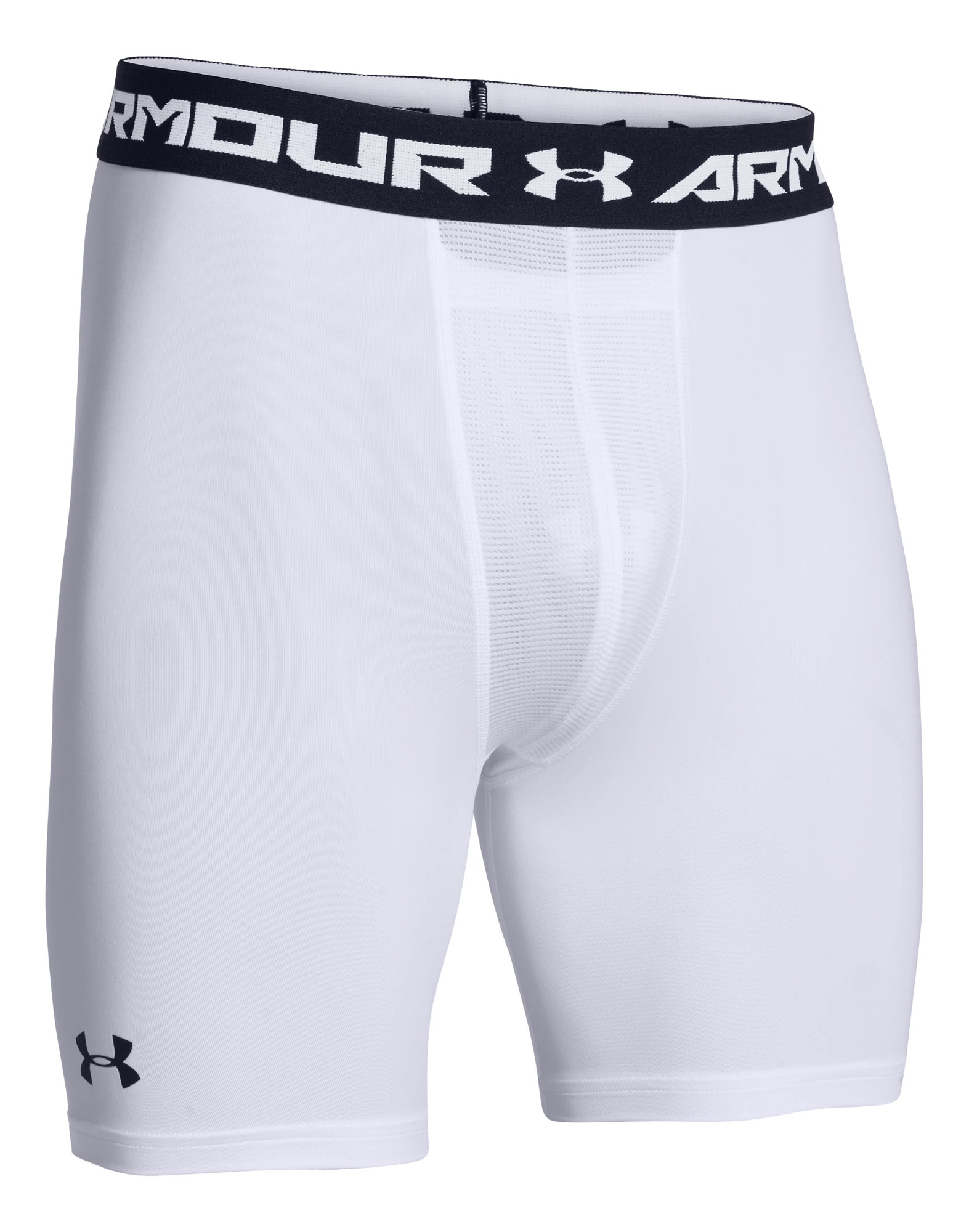 Mens Under Armour HeatGear Compression Short With Cup Boxer Brief