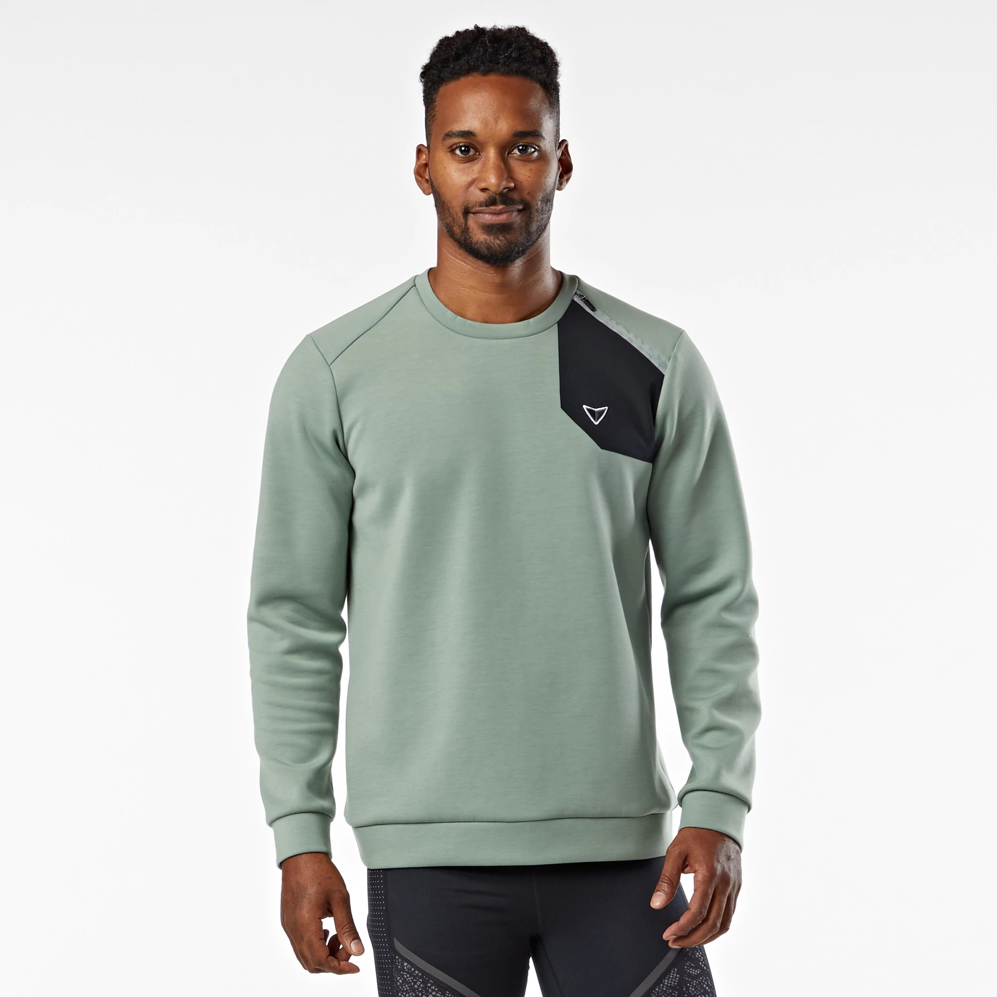 Mens Korsa Thermotech Pocket Pullover Long Sleeve Technical Tops