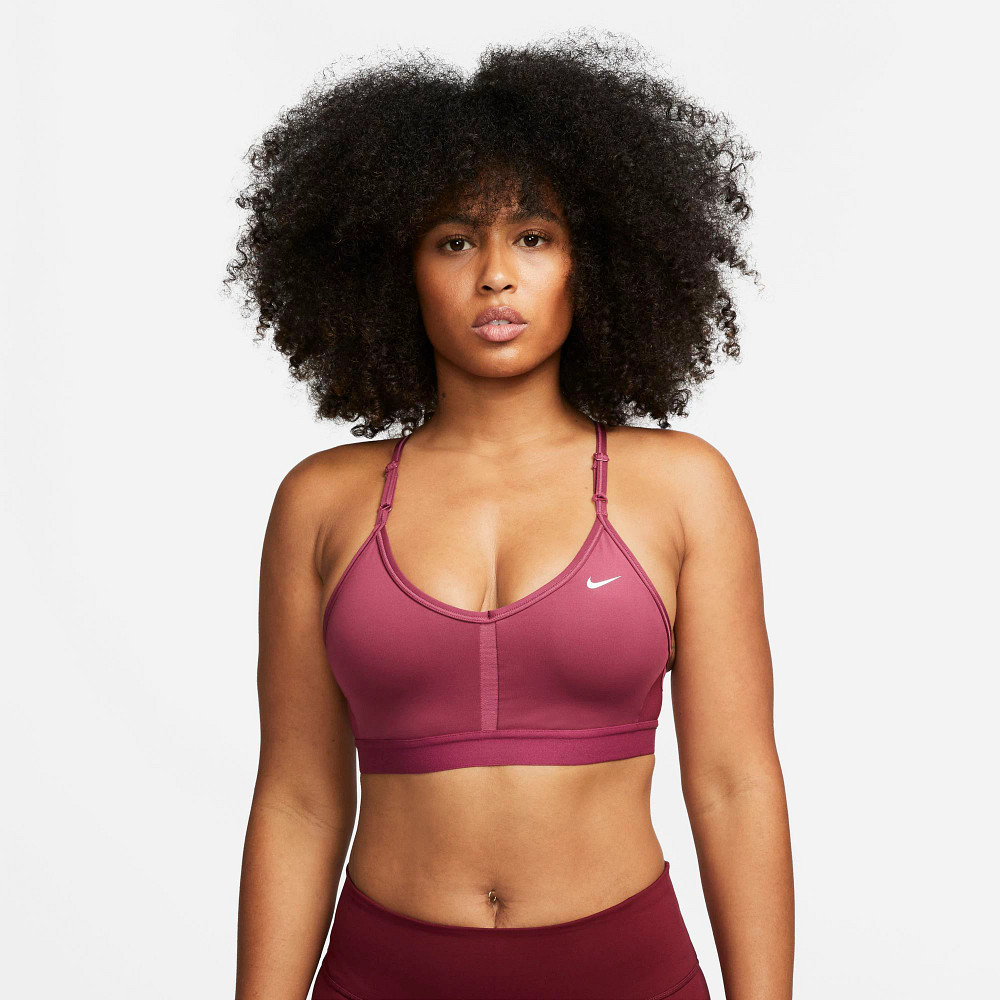 Nike Performance INDY V NECK BRA - Light support sports bra