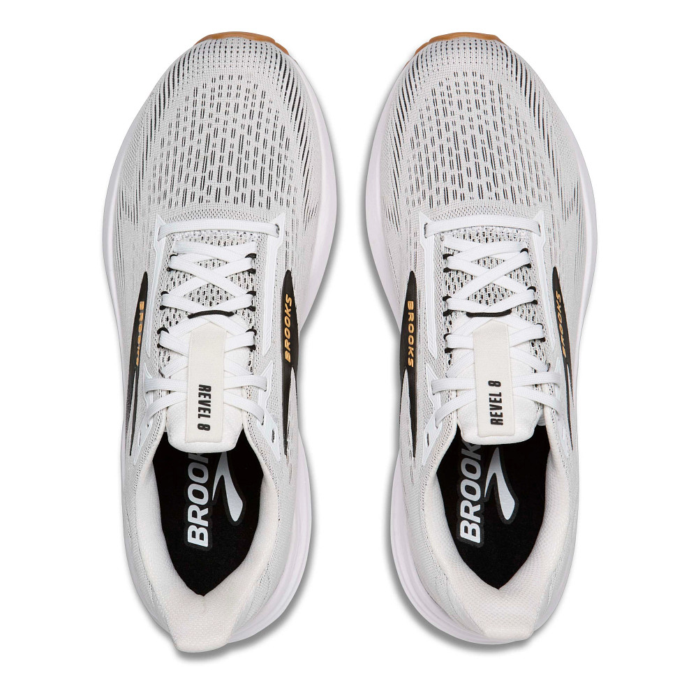 BROOKS REVEL 8  Men\'s Athletic Running Shoes - Gray SIZE 10.5 wIde Men main image 4