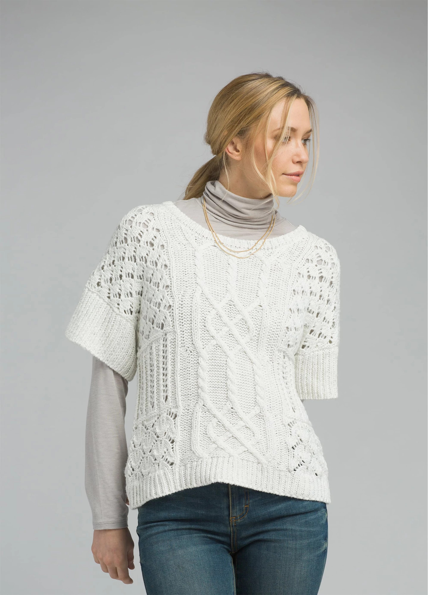 Prana deals patchwork sweater