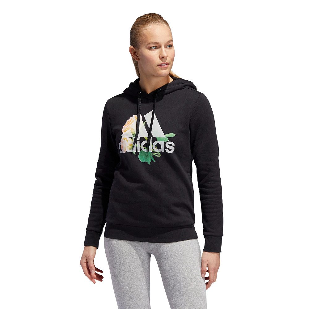 Adidas floral outlet hoodie womens