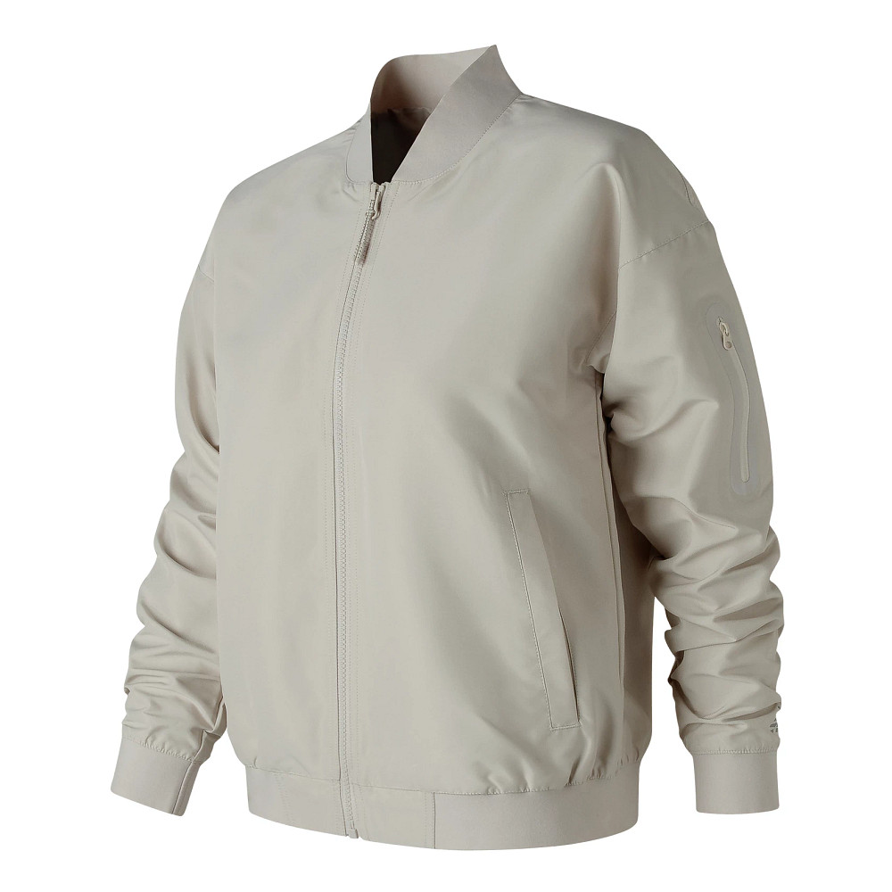 Womens New Balance 247 Luxe Sateen Bomber Casual Jackets