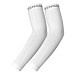 Zensah Compression Arm Sleeves - White