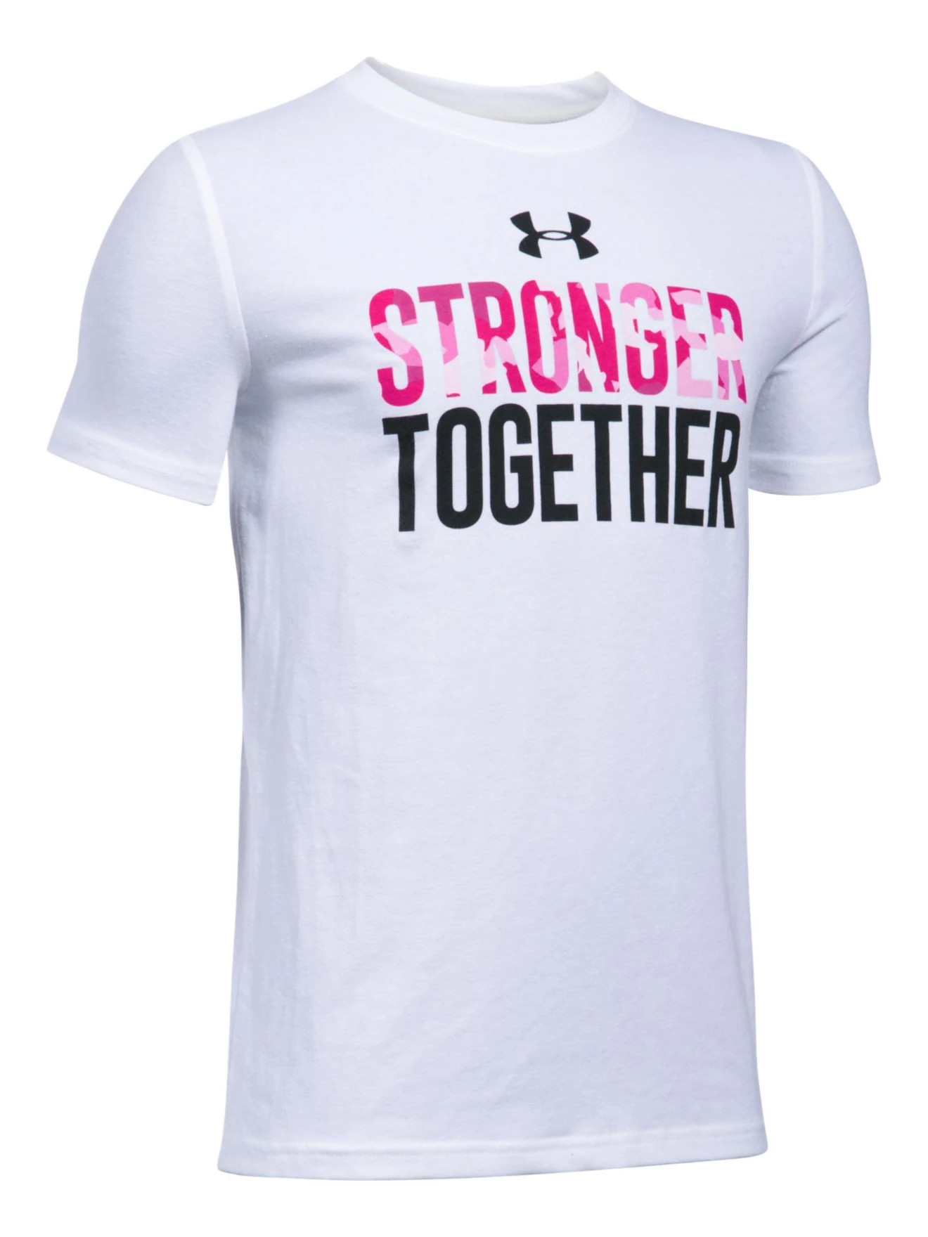 Under Armour Power In Pink Stronger Tee Short Sleeve Technical Tops